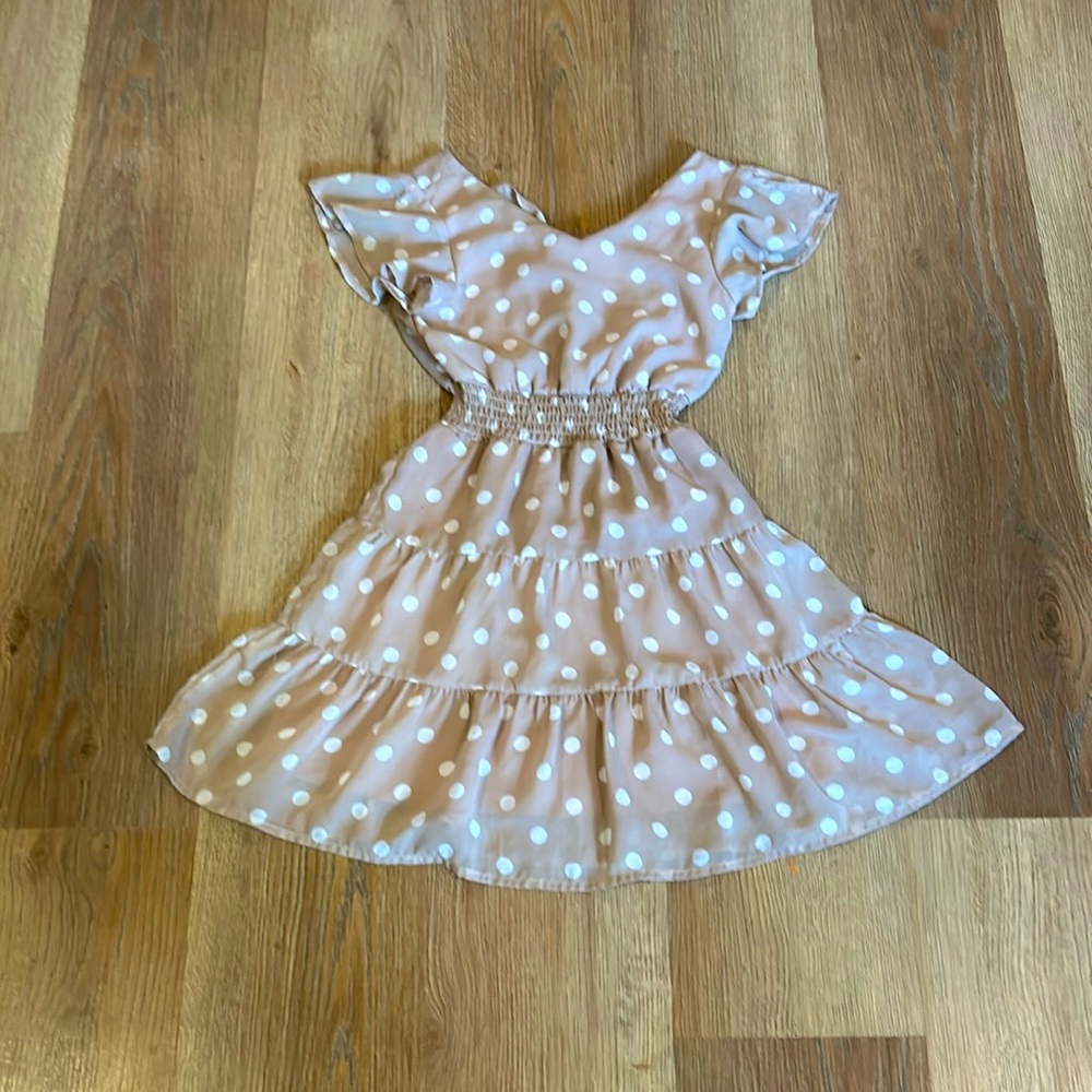 Honey and Rosie Summer Tan Dress